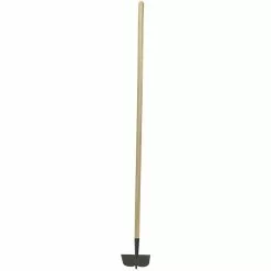 Project Source 51.25-in Wood-Handle Black Garden Hoe