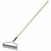 Project Source 54-in L Wood-Handle Steel Garden Rake 1 Project Source 54-in L Wood-Handle Steel Garden Rake -Project Source Shop 01235782 L