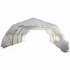 Project Source Canopy Car Shelter - Steel Frame - Waterproof - Polyethylene Fabric Cover -Project Source Shop 05535040 L