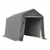 Project Source 7.6-ft x 7.5-ft x 7-ft Powder Coated Car Shelter -Project Source Shop 05535046 L