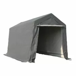 Project Source 7.6-ft x 7.5-ft x 7-ft Powder Coated Car Shelter