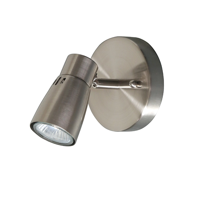 Whisper Round Ceiling Light - 1 Light - Brushed Nickel