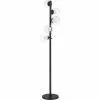 Project Source 5-Light Floor Lamp - 72.5-in x 15-in - Metal/Glass - Black 1 Project Source 5-Light Floor Lamp - 72.5-in x 15-in - Metal/Glass - Black -Project Source Shop 08385073 L