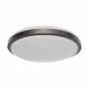 Project Source Round Flush Mount Ceiling Fixtures - LED - 12-in - Metal/Acrylic - Oil Rubbed Bronze - Pack of 2 -Project Source Shop 12195087 L