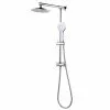Project Source Shower Column - Adjustable Height - Round Head - Chrome 1 Project Source Shower Column - Adjustable Height - Round Head - Chrome -Project Source Shop 14925026 L