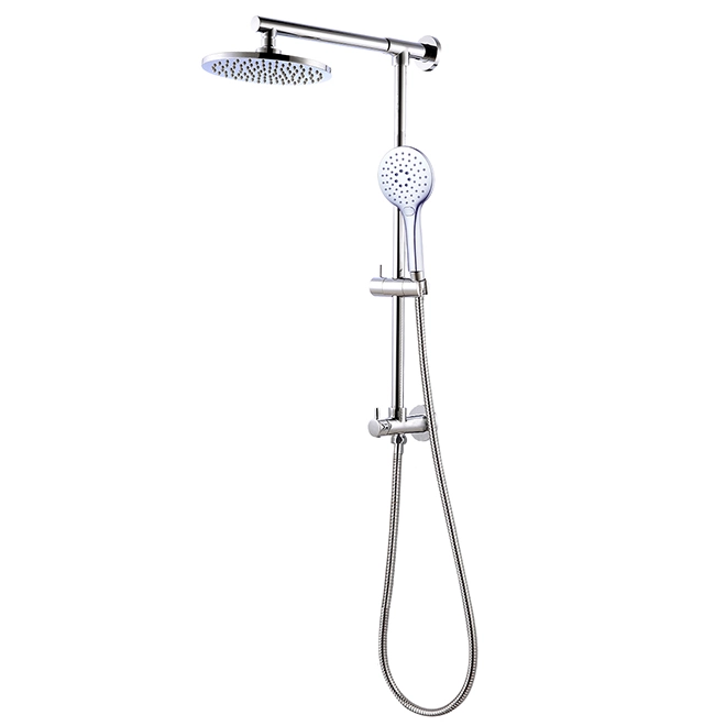 Project Source Shower Column - Adjustable Height - Round Head - Chrome 3 Project Source Shower Column - Adjustable Height - Round Head - Chrome