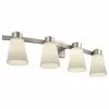 Project Source Vanity Light - 4 Lights - 60 W - Brushed Nickel 7 Project Source Vanity Light - 4 Lights - 60 W - Brushed Nickel -Project Source Shop 30739573b L