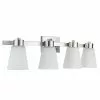 Project Source Vanity Light - 4 Lights - 60 W - Brushed Nickel 8 Project Source Vanity Light - 4 Lights - 60 W - Brushed Nickel -Project Source Shop 30739573c L