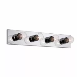 Wall Sconce for Vanity - 24'' - 4 Lights - Chrome