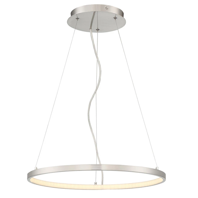 Dimmable LED Pendant Light - Satin Nickel 3 Dimmable LED Pendant Light - Satin Nickel