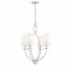 Chandelier - 4 Lights - 18.5" x 27.5" - Metal - Chrome -Project Source Shop 43855117 L