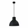 Dome 1-Light Pendant Light- 35" x 15" - Steel - Black 2 Dome 1-Light Pendant Light- 35" x 15" - Steel - Black -Project Source Shop 45055006 L