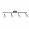 Project Source Track Light - 4 Lights - 30" - White/Nickel 1 Project Source Track Light - 4 Lights - 30" - White/Nickel -Project Source Shop 45055010 L