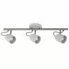 Track Light - 3 Lights - 25" - Steel - Chrome/Matte White -Project Source Shop 45055020 L