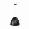 Dome Pendant Light - 1 Light - 15.1" x 16.8" - Steel - Black -Project Source Shop 45055024 L