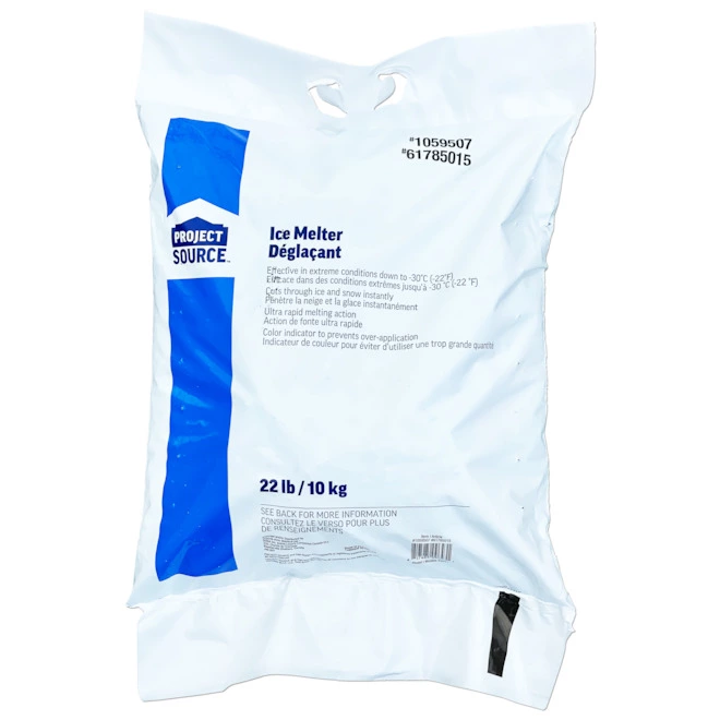 Project Source 10 kg Sodium Chloride and Calcium Chloride Ice Melter 3 Project Source 10 kg Sodium Chloride and Calcium Chloride Ice Melter