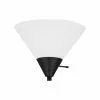 Project Source Floor Lamp with Frosted Shade - 72-in - White and Black -Project Source Shop 63745007d L