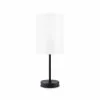 Project Source Table Lamp - 18-in - Rice Paper and Plastic - Matte Black and White 7 Project Source Table Lamp - 18-in - Rice Paper and Plastic - Matte Black and White -Project Source Shop 63745015b L