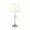 Project Source Table Lamps - Metal and Linen - 20-in - Brushed Nickel and White - Set of 2 7 Project Source Table Lamps - Metal and Linen - 20-in - Brushed Nickel and White - Set of 2 -Project Source Shop 63745019b L