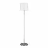 Project Source Floor Lamp and Table Lamps - 58-in/22-in - Metal/Linen - Brushed Nickel/White - Set of 3 -Project Source Shop 63745020b L