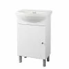 Project Source White 20-in Elevated Vanity with Sink - 1 Door -Project Source Shop 70235089 L