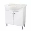 Project Source White 30-in Elevated Vanity with Sink - 2 Doors -Project Source Shop 70235093 L