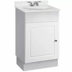 Project Source Bathroom Vanity - 19-in - 1-Door - White