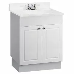 Project Source Bathroom Vanity - 24-in - 2-Door - White