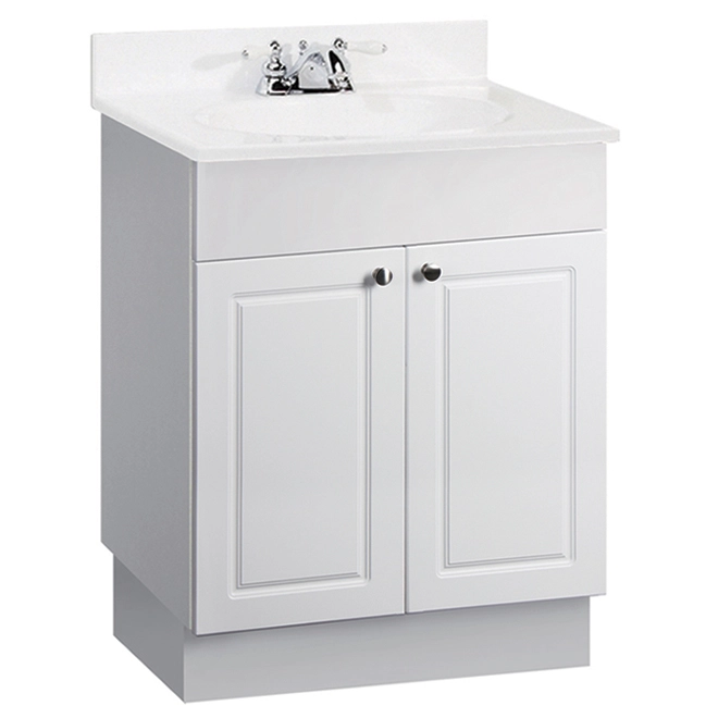 Project Source Bathroom Vanity - 24-in - 2-Door - White 3 Project Source Bathroom Vanity - 24-in - 2-Door - White