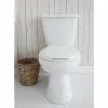 Project Source 2-Piece Toilet - Dual Flush - 4-L/6-L - White -Project Source Shop 78195089c L