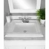 Project Source Castille Square Drop-in Sink - Vitreous China 9 Project Source Castille Square Drop-in Sink - Vitreous China -Project Source Shop 78195099d L