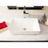 Project Source Ascillia Semi-Recessed Vessel Sink 6 Project Source Ascillia Semi-Recessed Vessel Sink -Project Source Shop 78195104b L