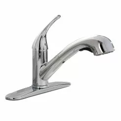 Project Source Dover Kitchen Faucet - Brass Zinc - Chrome
