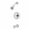 Bath-Shower Faucet - 1 Handle - Brass/Zinc - Chrome 2 Bath-Shower Faucet - 1 Handle - Brass/Zinc - Chrome -Project Source Shop 80375149 L