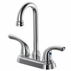 Project Source Bar Faucet - 2-Handle - Chrome Finish