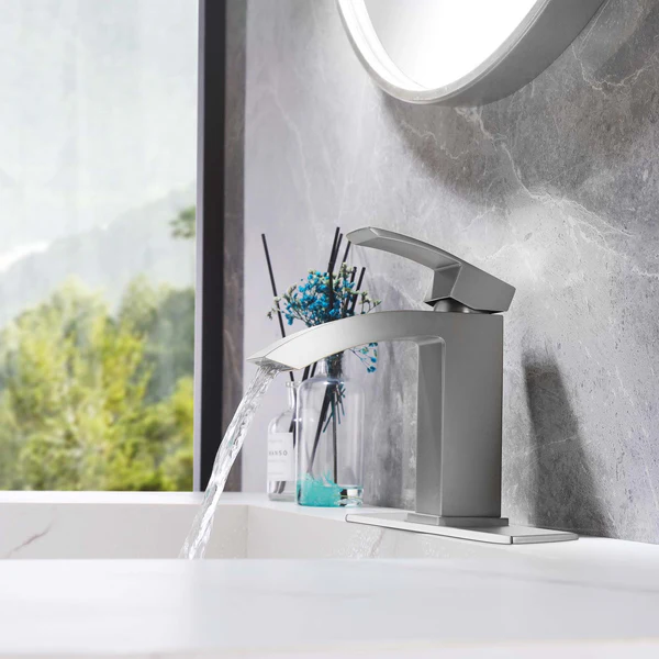 Project Source Shop -Project Source Shop Brushed Nickel Bathroom Faucet 0c2399ce 64d9 4496 9da5